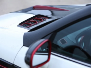 Mercedes Benz SLK Air Extractor Hood Intake Cover - Carbon Fiber - R172